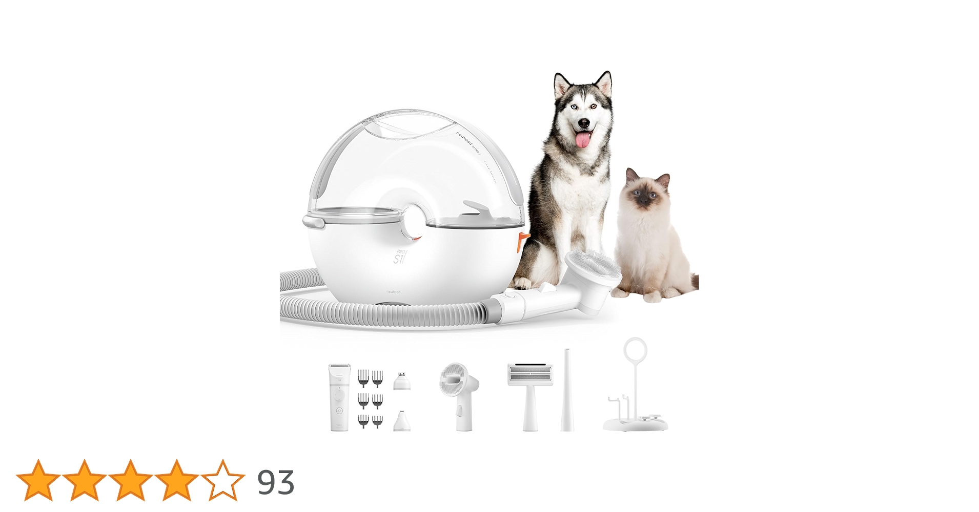 neakasa PRO S1 ペットグルーミングバキューム Neakasa S1 Pro 7-in-1 Pet Grooming Vacuum for Dogs Cats