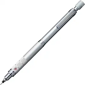 Uni Kuru Toga Roulette Model Auto Lead Rotation 0,5 mm Lapiseira Corpo Prateado (M510171P.26)