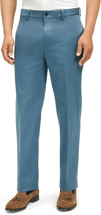 Brooks Brothers Mens Regular Fit Lightweight Advantage Chino Pants