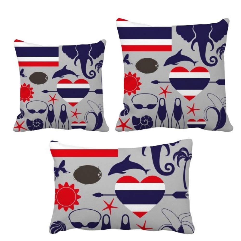 Housse de coussin Thaïlande haut de gamme DIYthinker déco salon traditionnelle