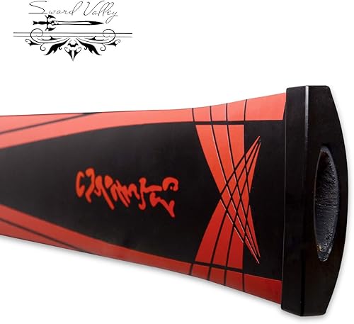 Miniatura 5 de Sword Valley Espada larga medieval de acero inoxidable, estilo juramento con vaina, decoración coleccionable, longitud completa 45.3 in