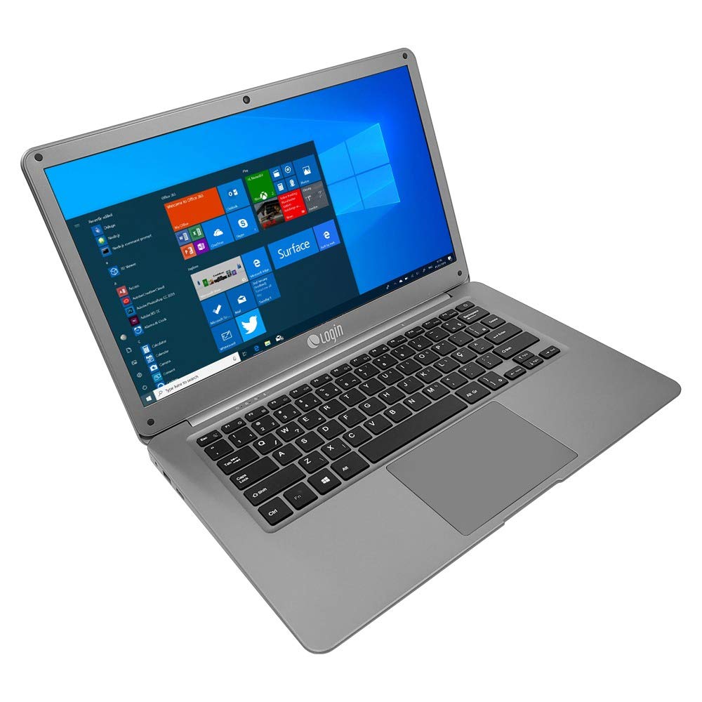 Notebook Login Intel Celeron Windows 10 Ssd 32gb 4gb Hdmi Usb 3.0