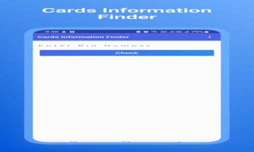 Cards Information Finder