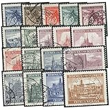  Goldhahn Böhmen und Mähren gestempelt mit Nr. 20-37 - Briefmarken für Sammler