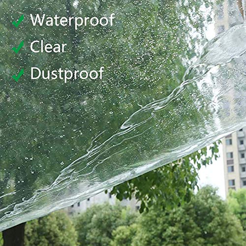 Lona impermeable de PVC transparente resistente a lluvia y polvo 3