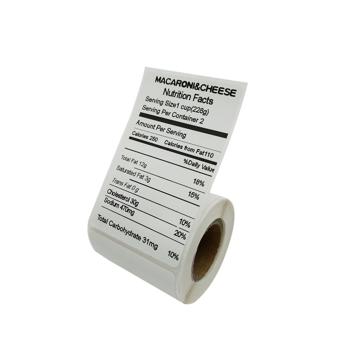 Self-Adhesive Multi-Purpose Label Compatible for PUQU Q Series Label Printer-1 Roll of 180 Labels 50x80mm (2.0''x3.2'')