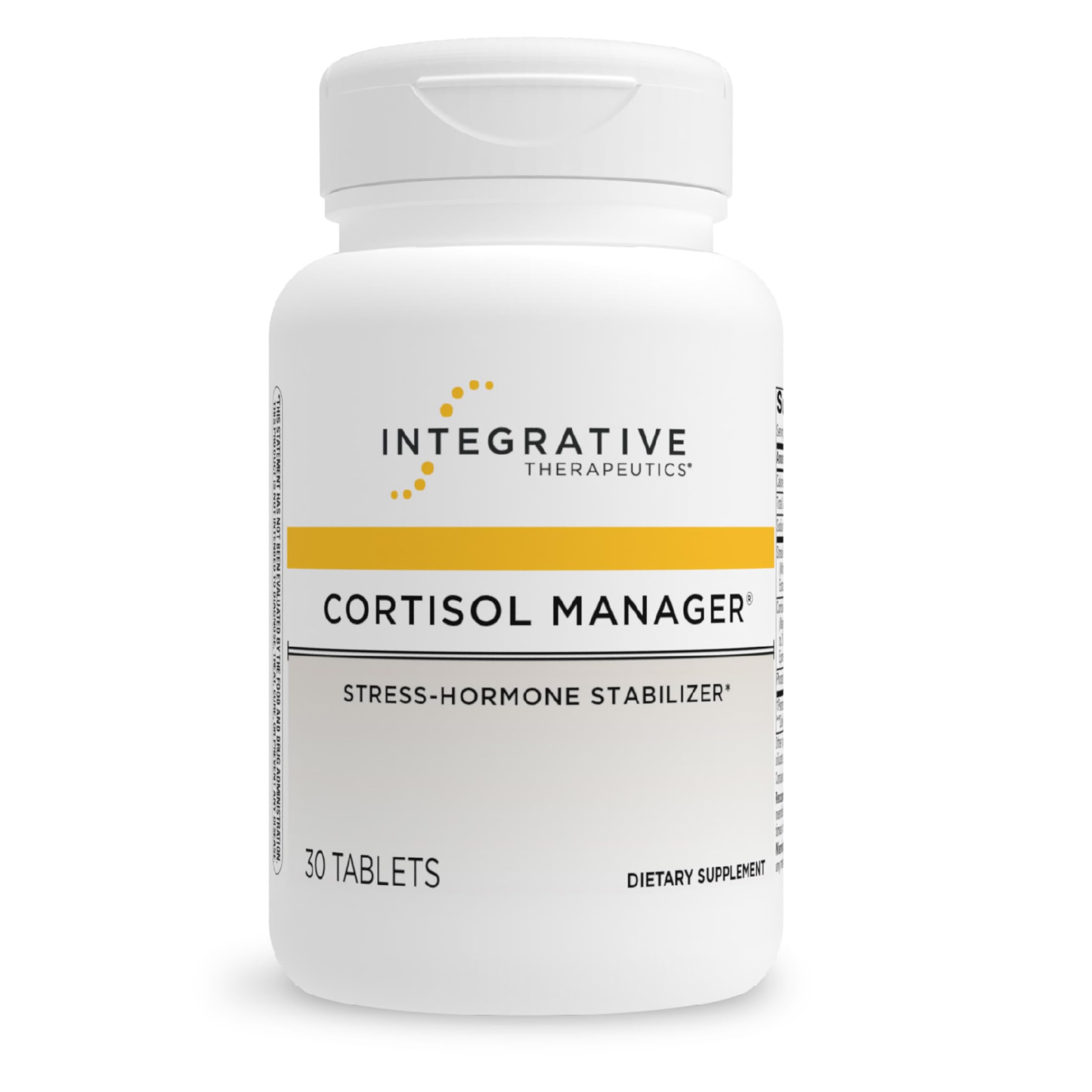 Integrative Therapeutics Cortisol Manager 30 tablets box