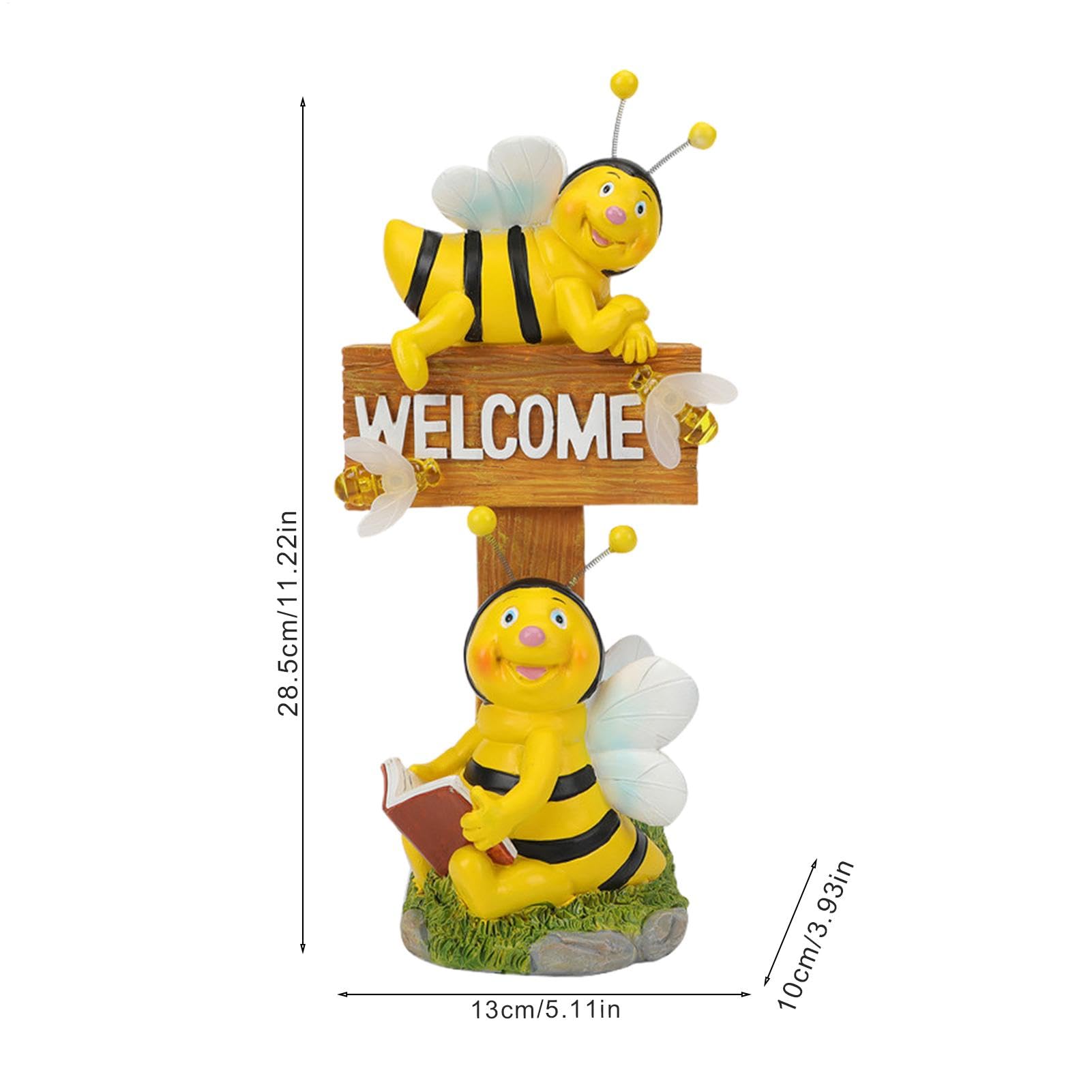 Figura Luminosa De para Exterior Estatua Solar Decorativa Jardín Adorable