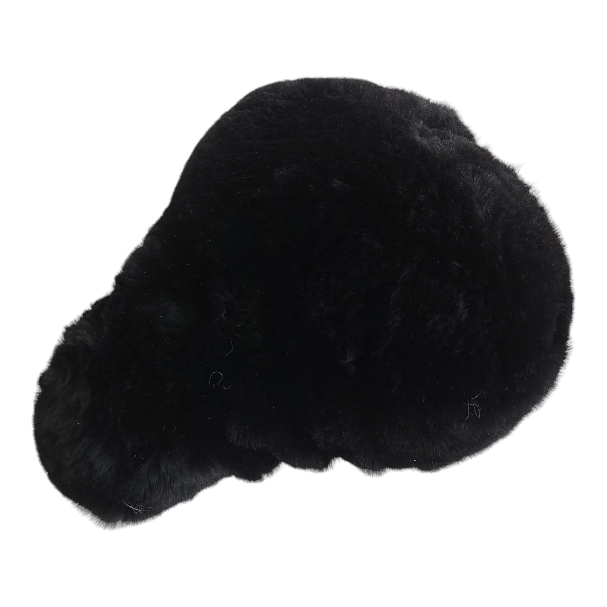 Naturasan Merino Lambskin Bicycle Saddle Cover, Black, 30 x 25 cm (Size L) — image 1