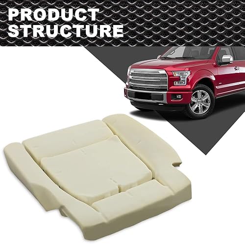 Miniatura 8 de Cojín de asiento inferior compatible con Ford F150 2015 2016 lado izquierdo del conductor FL3Z15632A23A