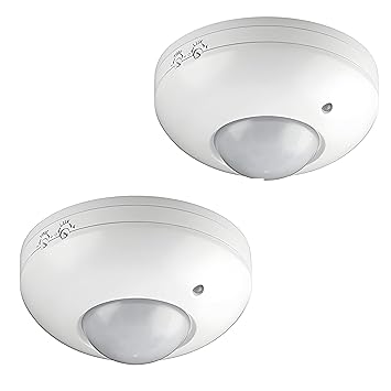 Blackt Electrotech(2 Pic Pack)Blackt Electrotech: 360 Degree Pir Motion Sensor With Light Sensor,Energy Saving Motion Detector Switch With 18 Months Warranty(Ceiling Mounted)