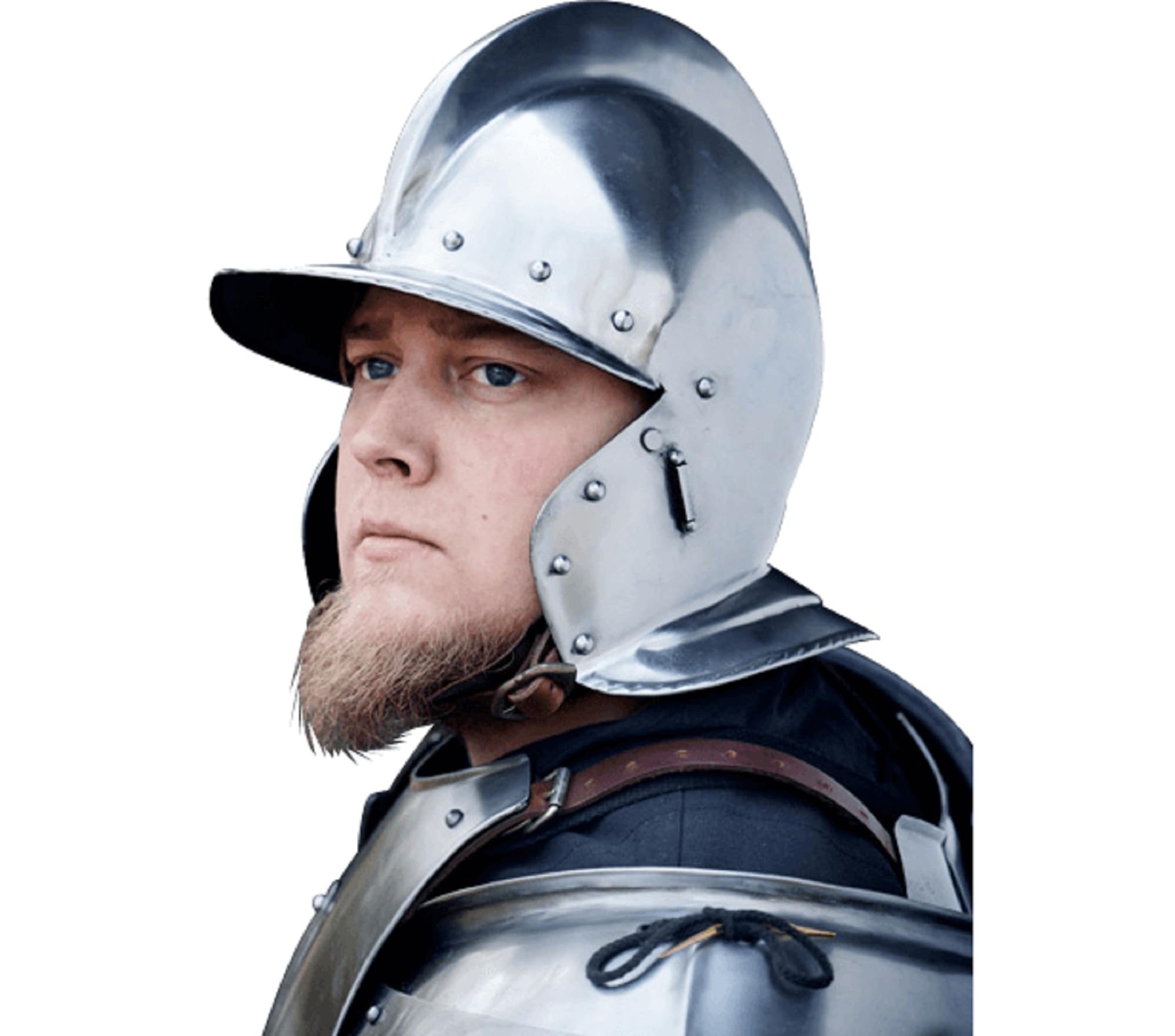 Burgonet Helmet - Authentic Medieval Knight's Armor for Reenactments & Collectors Fentasy Helmet Steel Helmet