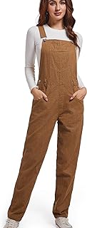 Jean Bib Overalls for Women Denim Baggy Overall Ladies...