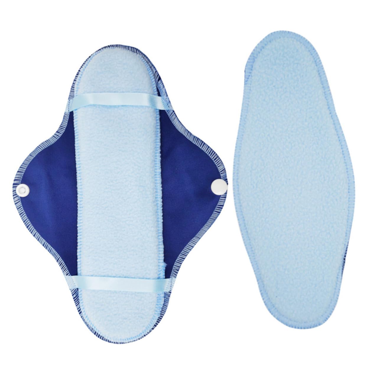 Beavorty Uds Almohadillas Menstruales Estera Sanitaria Reutilizable Almohadilla Menstrual De Tela Toalla Sanitaria Higiene Paño Menstrual Tela Lavable Para Mamá Almohadillas
