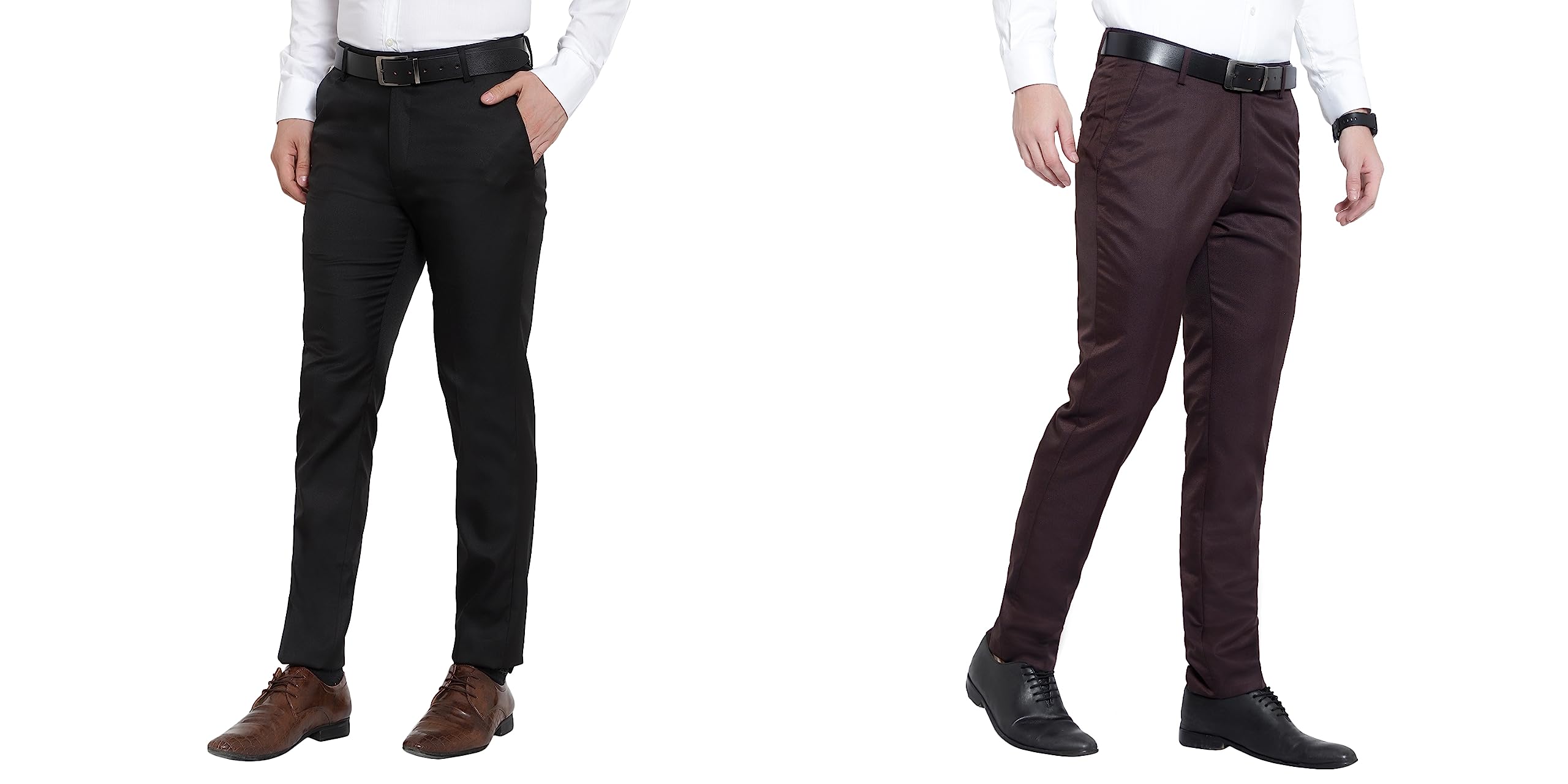 RR Men's Regular Formal Trouser (Pack of 2)-image-40