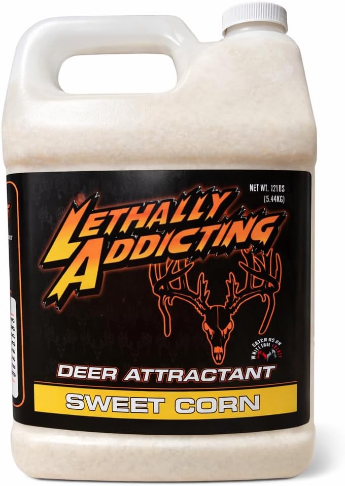 Deer Mineral & Attractant – 12lb 1-Year Supply Jug – Trophy Whitetail Attractor for Trail Cameras, Hunting Sites & Mineral Licks | USA Made (Sweet Acorn Flavored Deer Attractant)