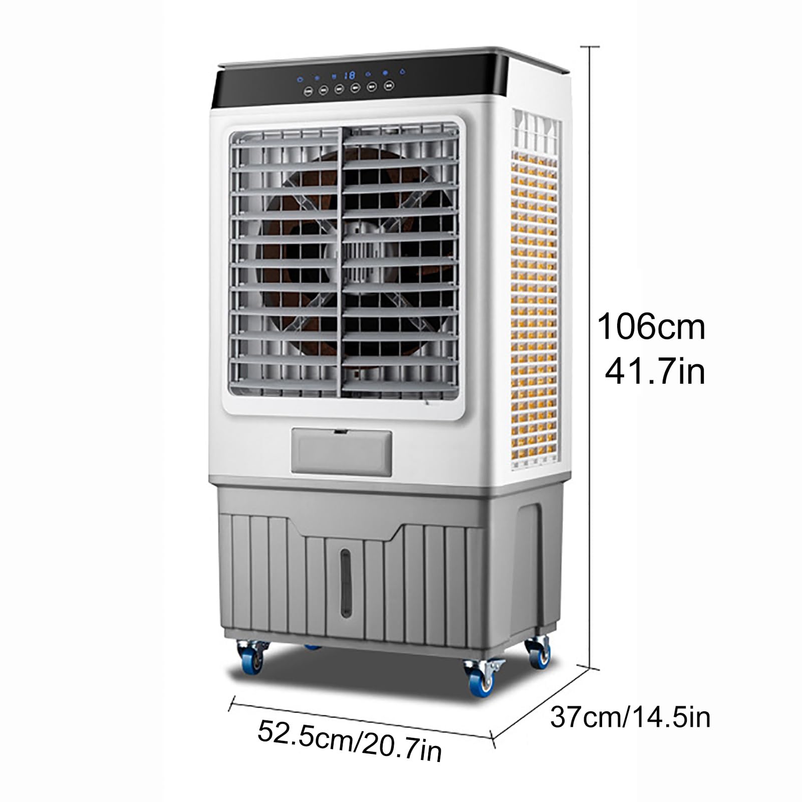 Raffrescatore d'Aria Portatile con Tecnologia evaporativa per la climatizzazione di casa e Ufficio.