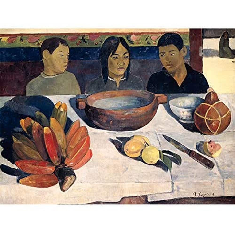 Paul Gauguin The Meal Art Print Canvas Premium Wall Decor Poster Mural