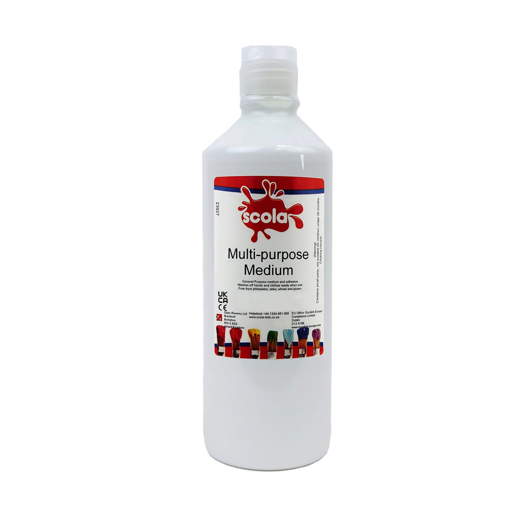 Scola Craft PVA Kids Glue, 600ml, School Supplies, Art and Crafts Projects, Children's Craft Projects, For Kids