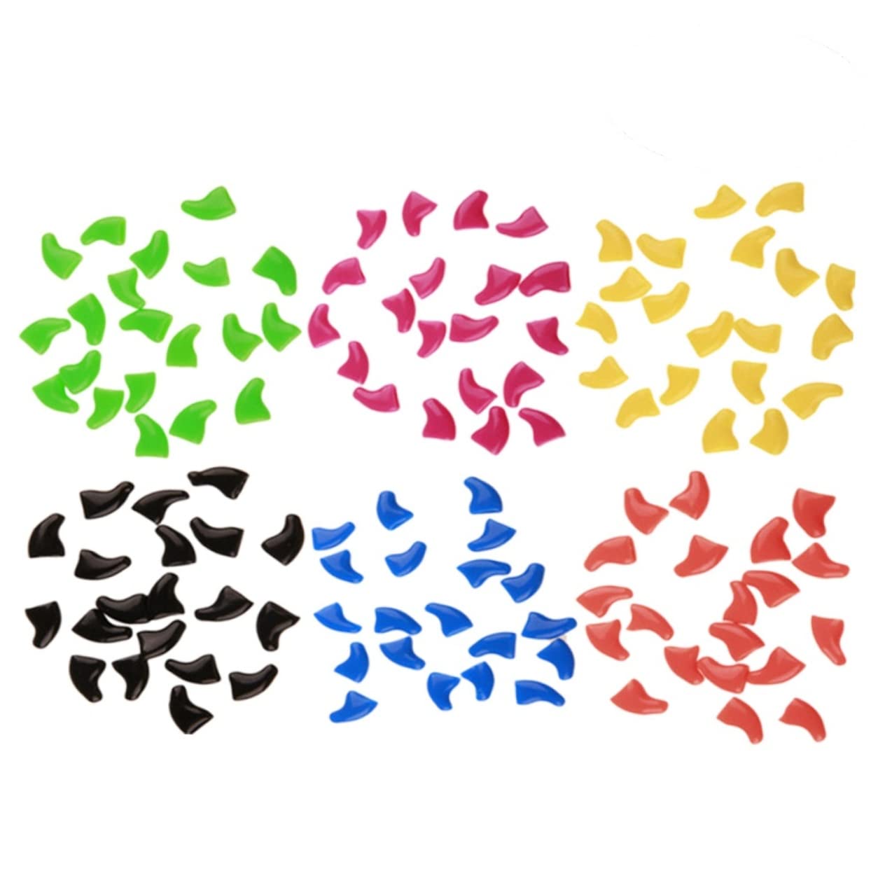 Sosoport 360 Pièces Casquettes de Griffe de Chat Patte de Chat Anti griffure Chat Couvre-Griffes de Chat Couvre-Ongles pour Chat Casquettes à Griffes