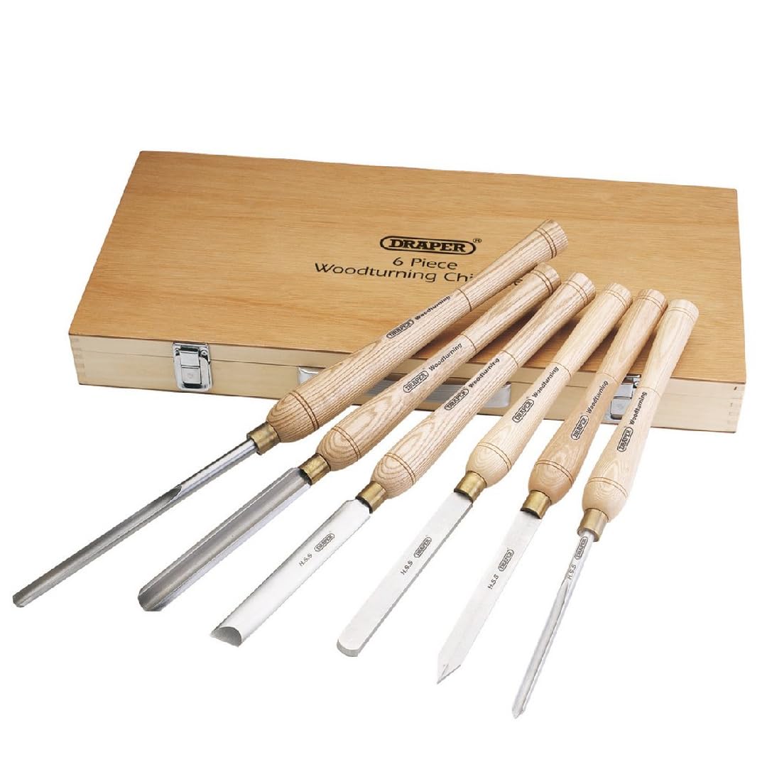 Draper Expert 58697 - Juego de cinceles para madera (6 unidades)