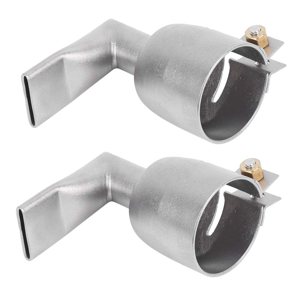 2 Sztuk 20mm 90 Stopni Kątowa Dysza Spawalnicza Hot Wiatrówka Dysza Spawalnicza Akcesoria Leister 40mm Dysza 90 11 * 10 * 5