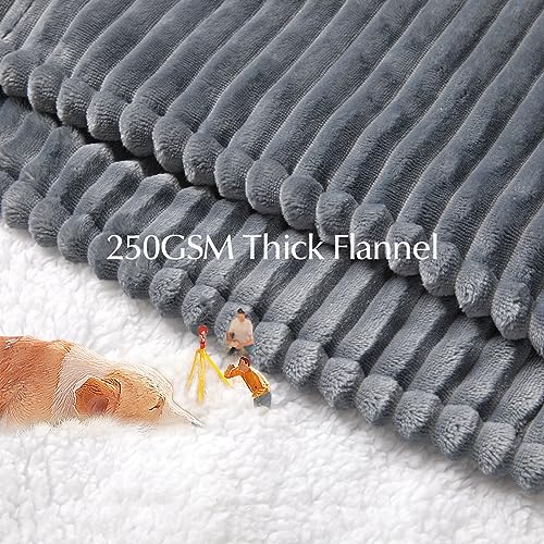 SNUGSUN Heated Blanket Throw Size, Soft and Cozy Electric Heating Blanket for Bed, Automatic Safety System 6 Heating Levels & 4 Hours Auto-Off, 50" x 60" Dark Grey by SNUGSUN - Image 7