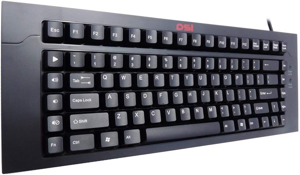 Compact Mechanical Keyboard with USB Hubs