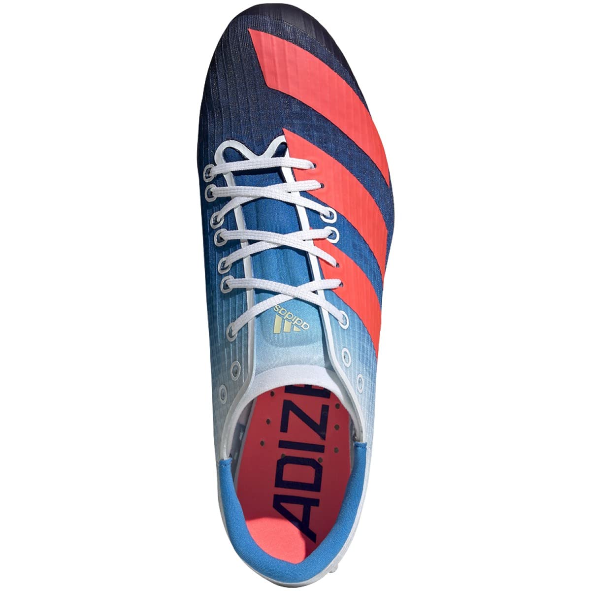 adidas Adizero Finesse Shoe - Unisex Track & Field Legacy Indigo-Turbo-Blue Rush