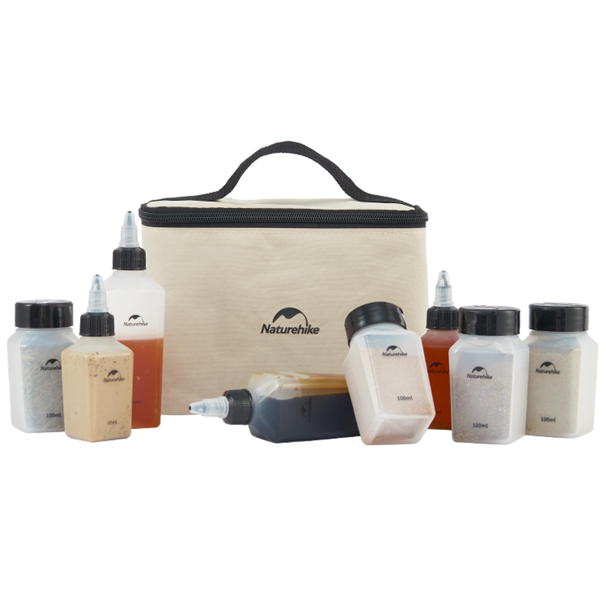 Naturehike - Set di 8 contenitori per spezie, per campeggio, pic-nic ed escursioni