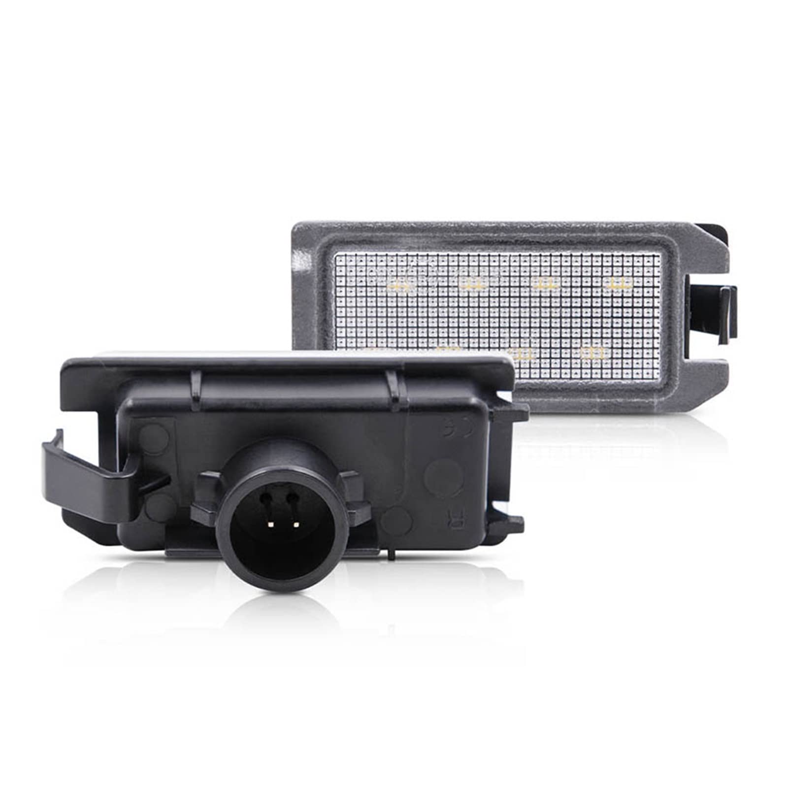 DEHIWI Lámparas de Luz de Matrícula Para Grand Cherokee 14-20 Compass Patriot 14-17 Para Viper 13-17 Luces - Blancas Para Matrícula