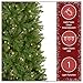 National Tree Company 6.5 ft Pre-Lit Kingswood Fir Slim Artificial Christmas Tree, 250 Clear Lights, 719 Tips, Includes Stand, Green