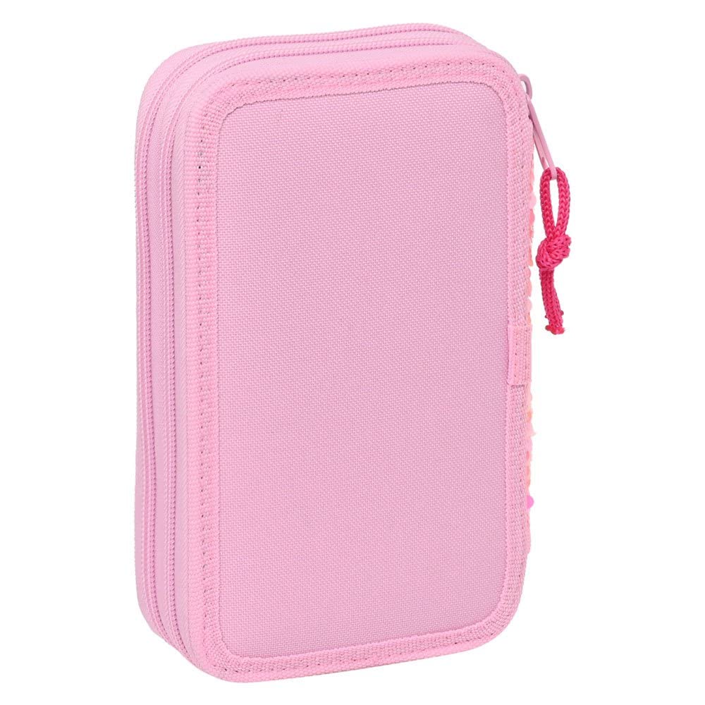 Safta-Plumier Doble Pqño 28 Pcs Nanana Sparkles 12,5X19,5X4Cm, Multicolor (412264854)
