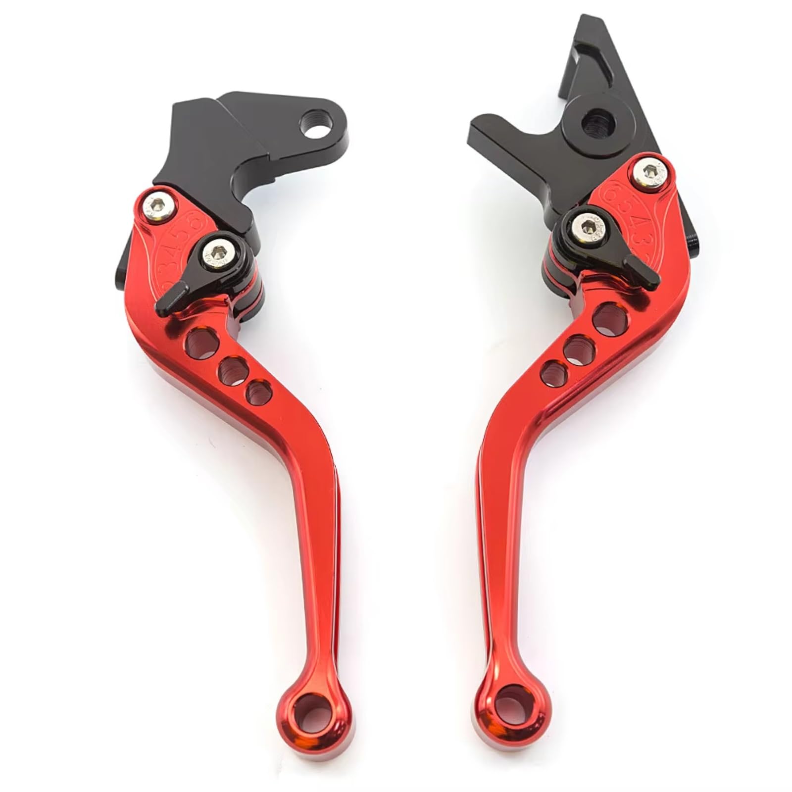 Naojino Brake Clutch Levers Compatible with Suzuki for GSXR600 for GSXR750 for K6 K7 K8 K9 2006-2010 for GSXR1000 2005-2006 CNC Motorcycle Brake Clutch Lever Handle(Red)