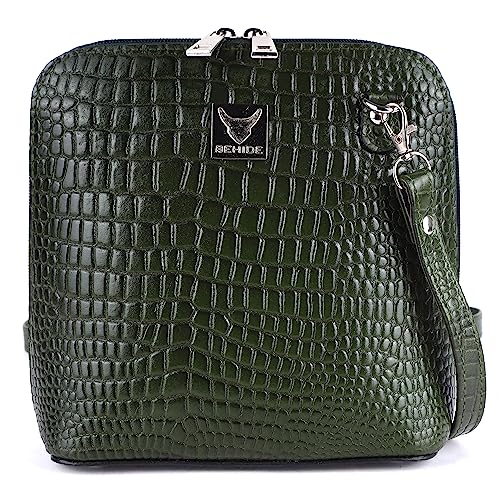 Image of BEHIDE Women's Genuine Leather Sling Bag - Stylish Cross-Body Handbag for Women, Adjustable Shoulder Strap