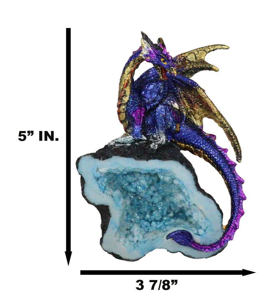 Amazon.co.jp: Ebros ギフト ファンタジー 玉虫色 隕石 ドラゴン