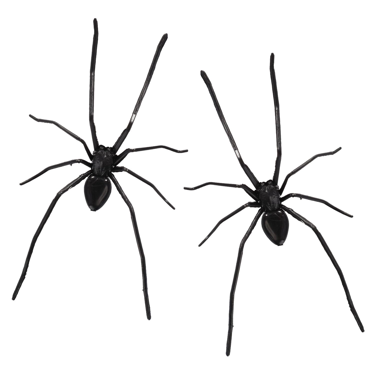 Lyreh 2pcs Realistic Spider Magnets, 3D Spider Fridge Magnets Halloween Funny Prank Gifts for Refrigerator Door Whiteboard Kitchen