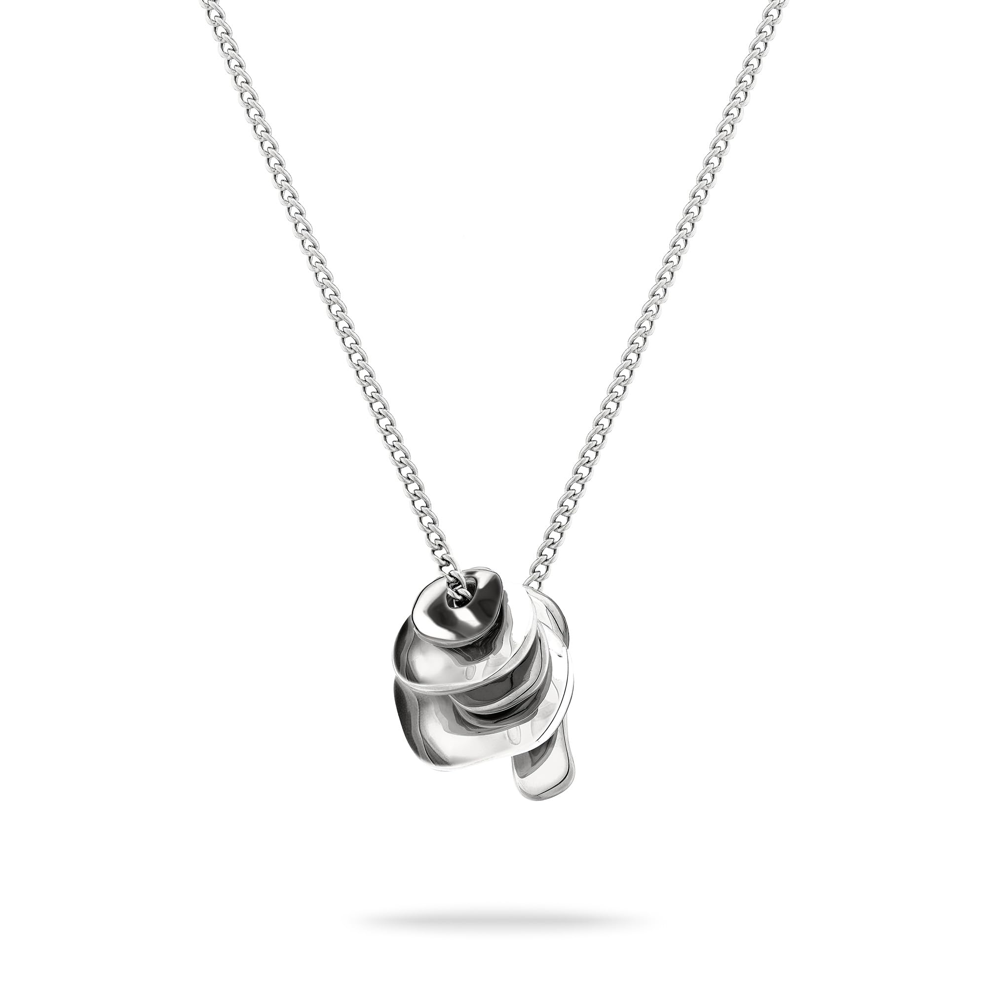 Liebeskind Berlin Ladies Necklace LJ-1730-N-50 in Stainless Steel IP Rhodium