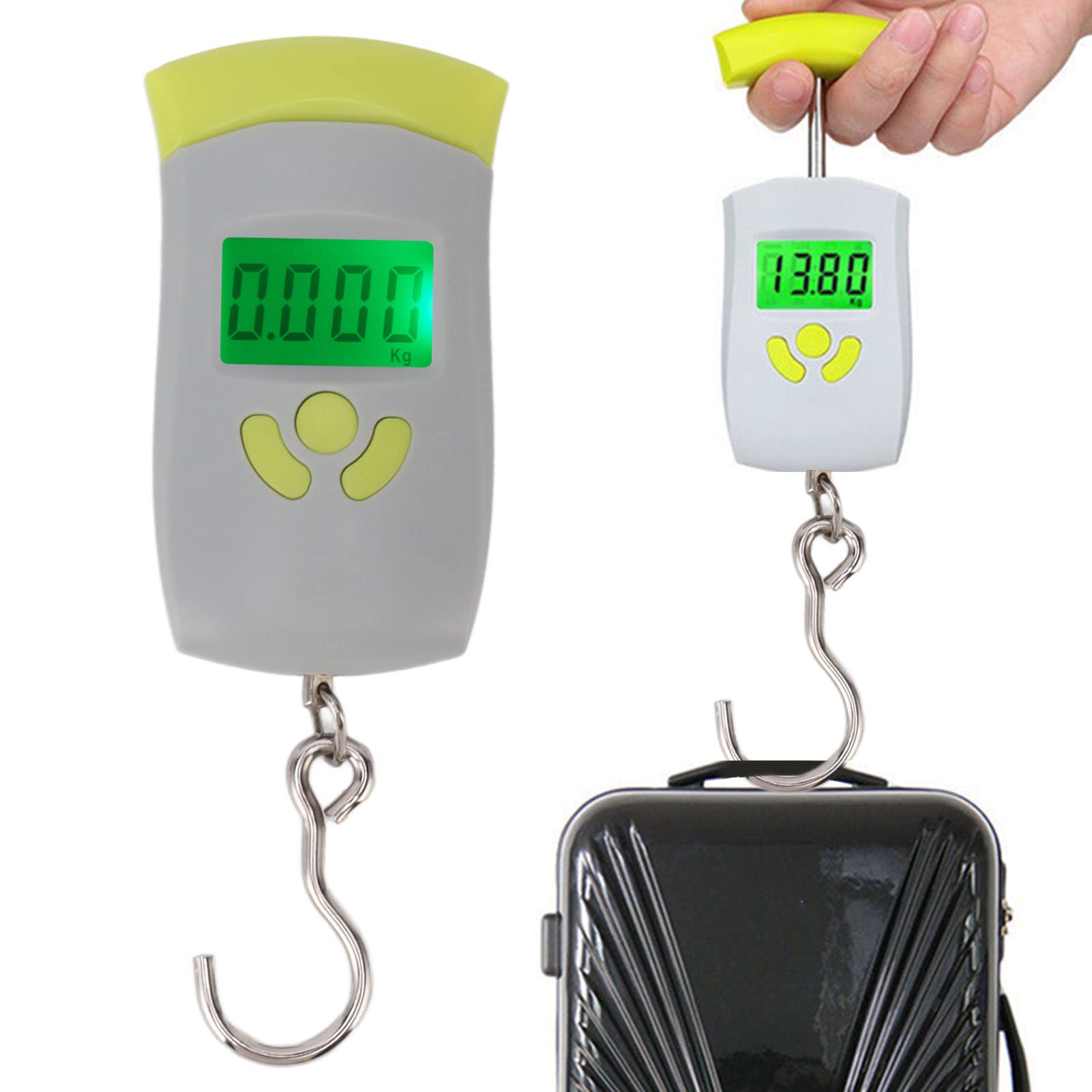 Balance Pêche Max 110lb/50kg Échelle Bagage Écran Lcd