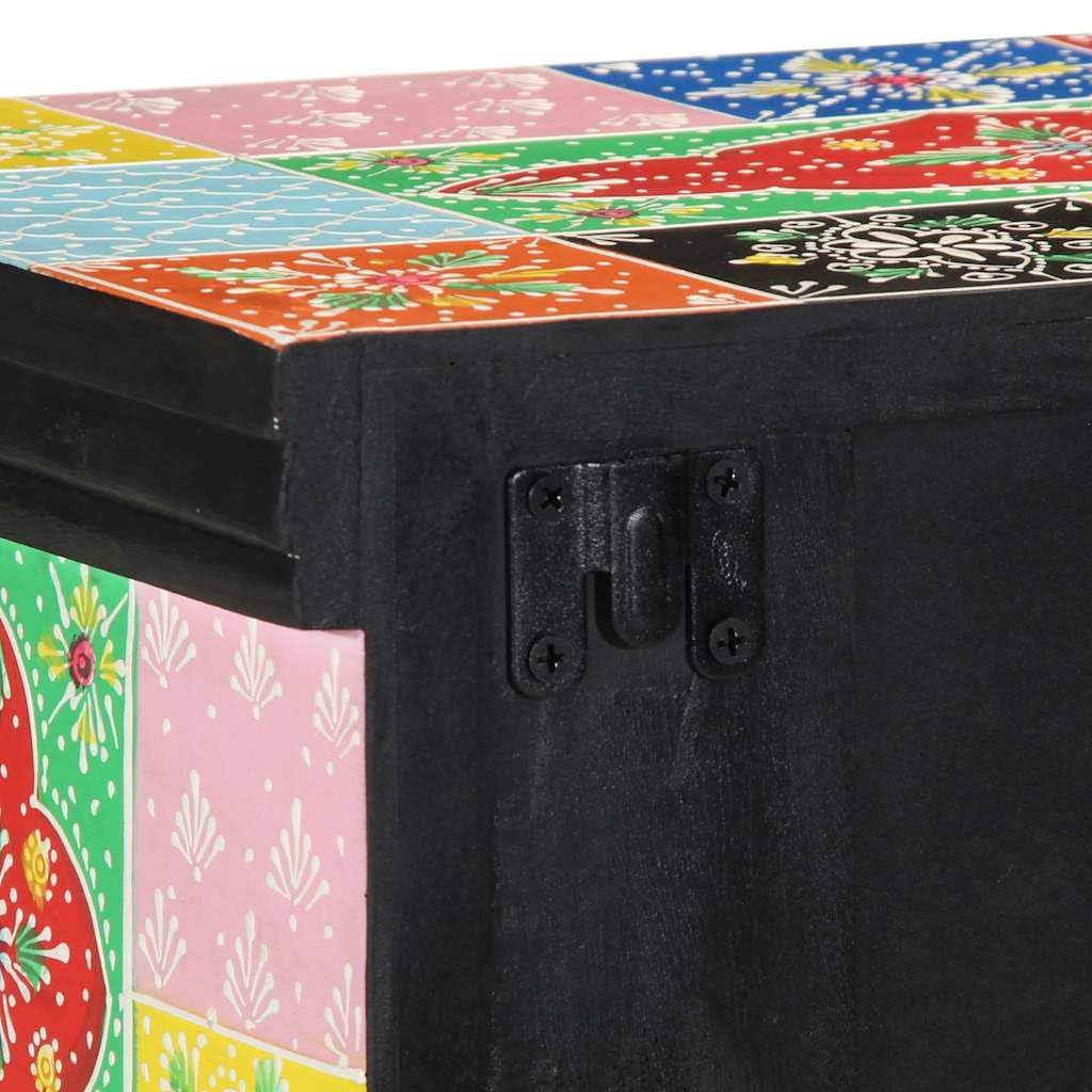 Fengshui Szafka pod telewizor wielokolorowa 80 x 30 x 22 cm materiał drewnopochodny | Duże kieszenie, przechowywanie konsoli do gier, łatwy montaż, nowoczesne wzornictwo do salonu