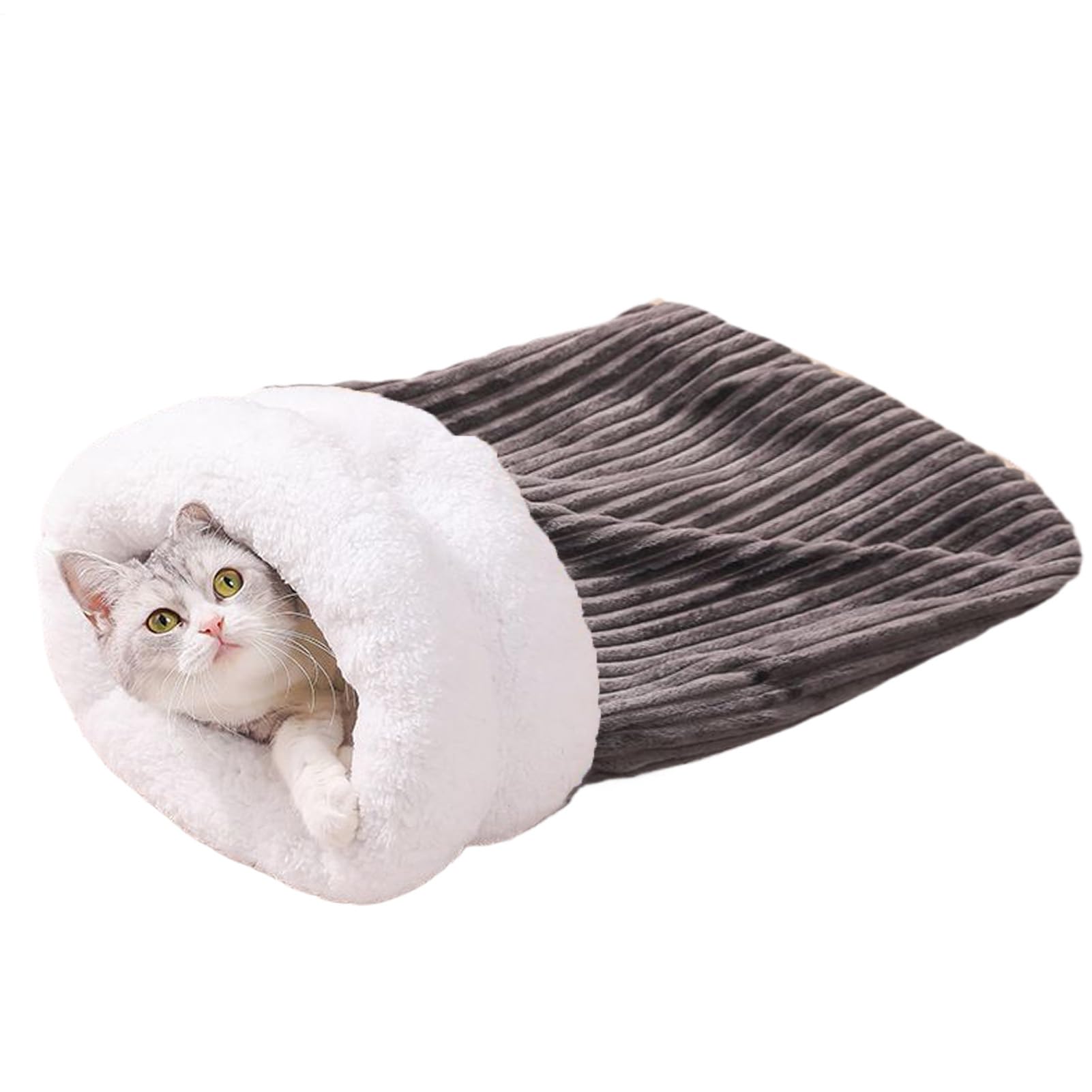 Sac de couchage chaud pour chat idéal pour les nuits froides en appartement