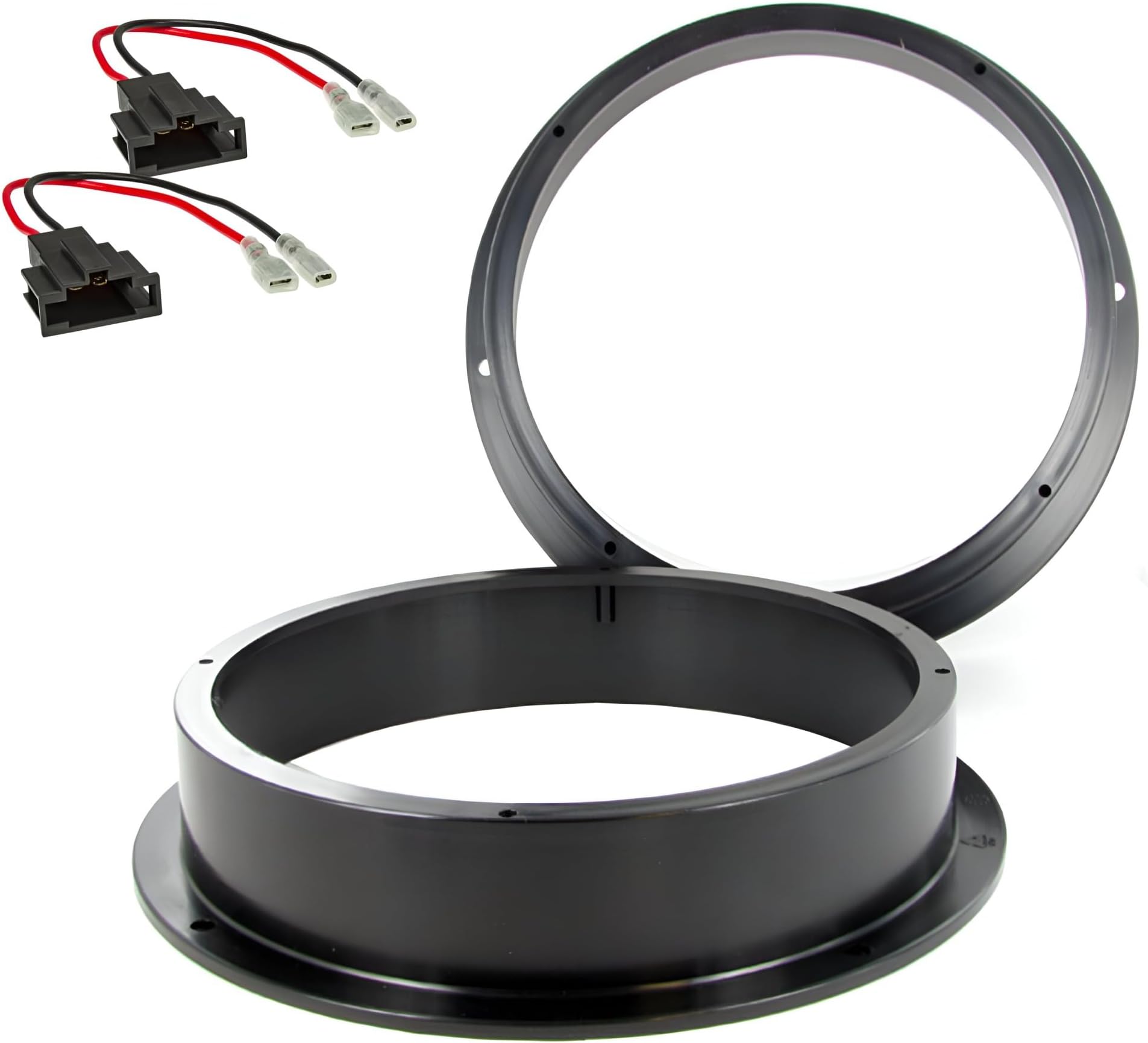 sound-way 8" Speaker Spacers & Installation Brackets Compatible with Audi A4 A5 Lamborghini Aventador - Adapter Rings for Easy Car Audio Upgrade