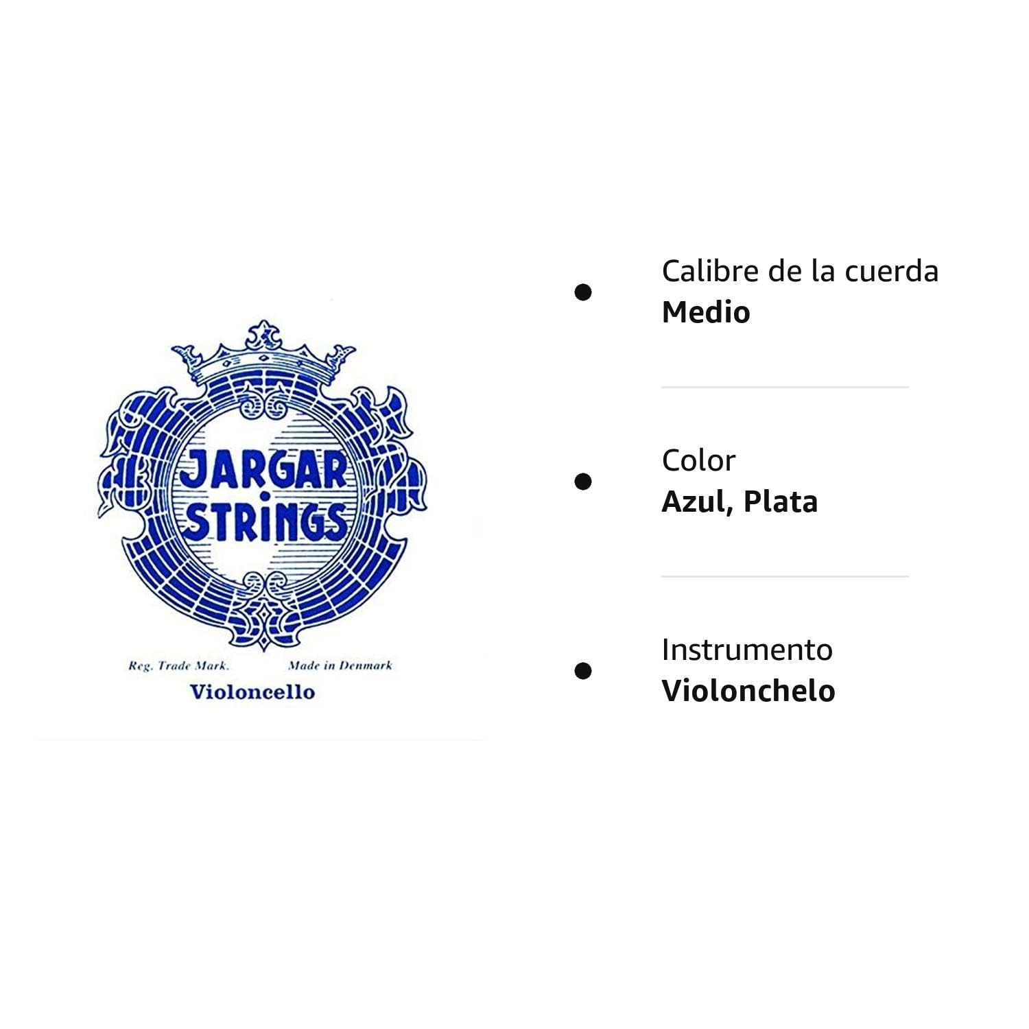 CUERDAS VIOLONCELLO - Jargar (Azul) (Cromo) 1ª Medium Cello 4/4