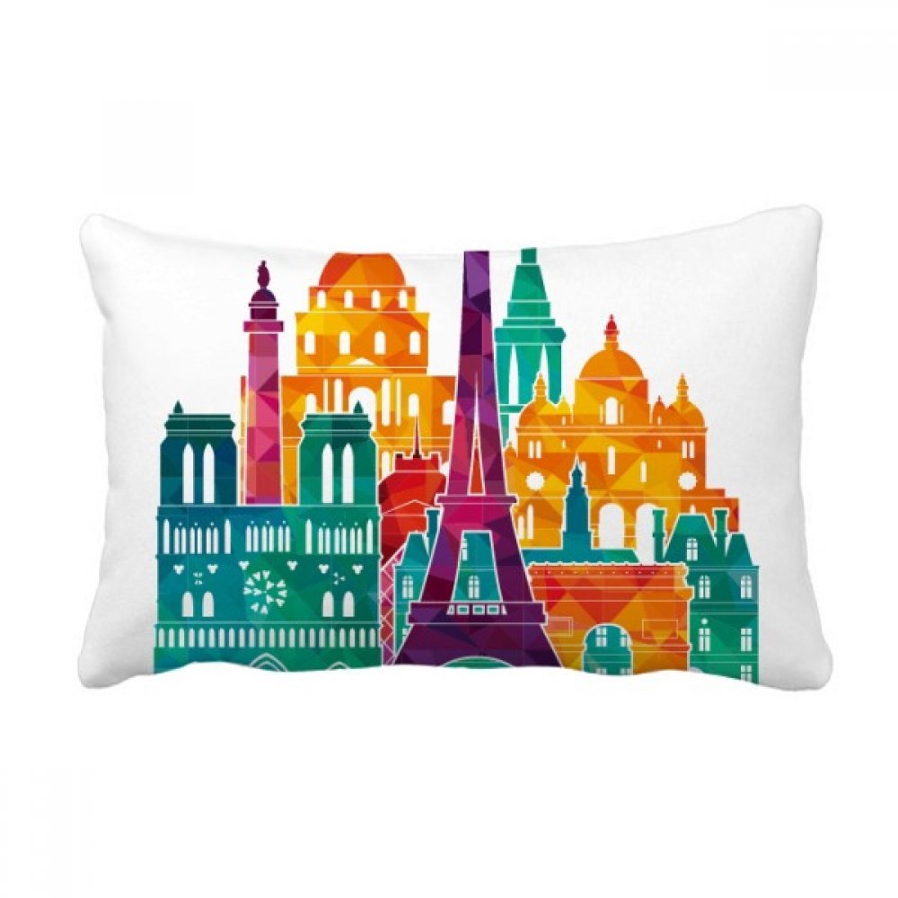 Coussin lombaire Tour Eiffel oreiller pour soulager le dos sur canapé de salon