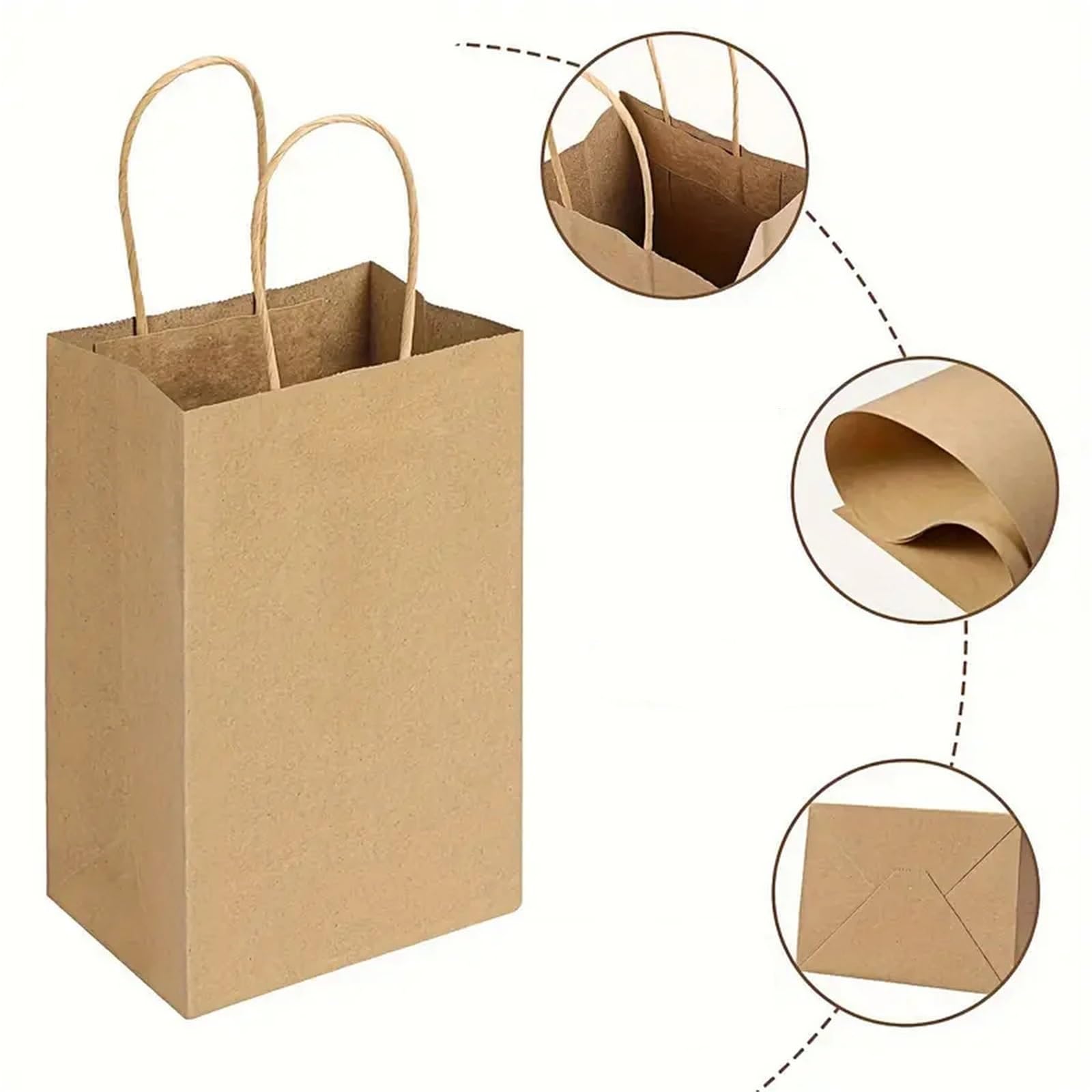 Sacchetti regalo piccoli, 5,25 X 3,75 8 pollici per Feste
