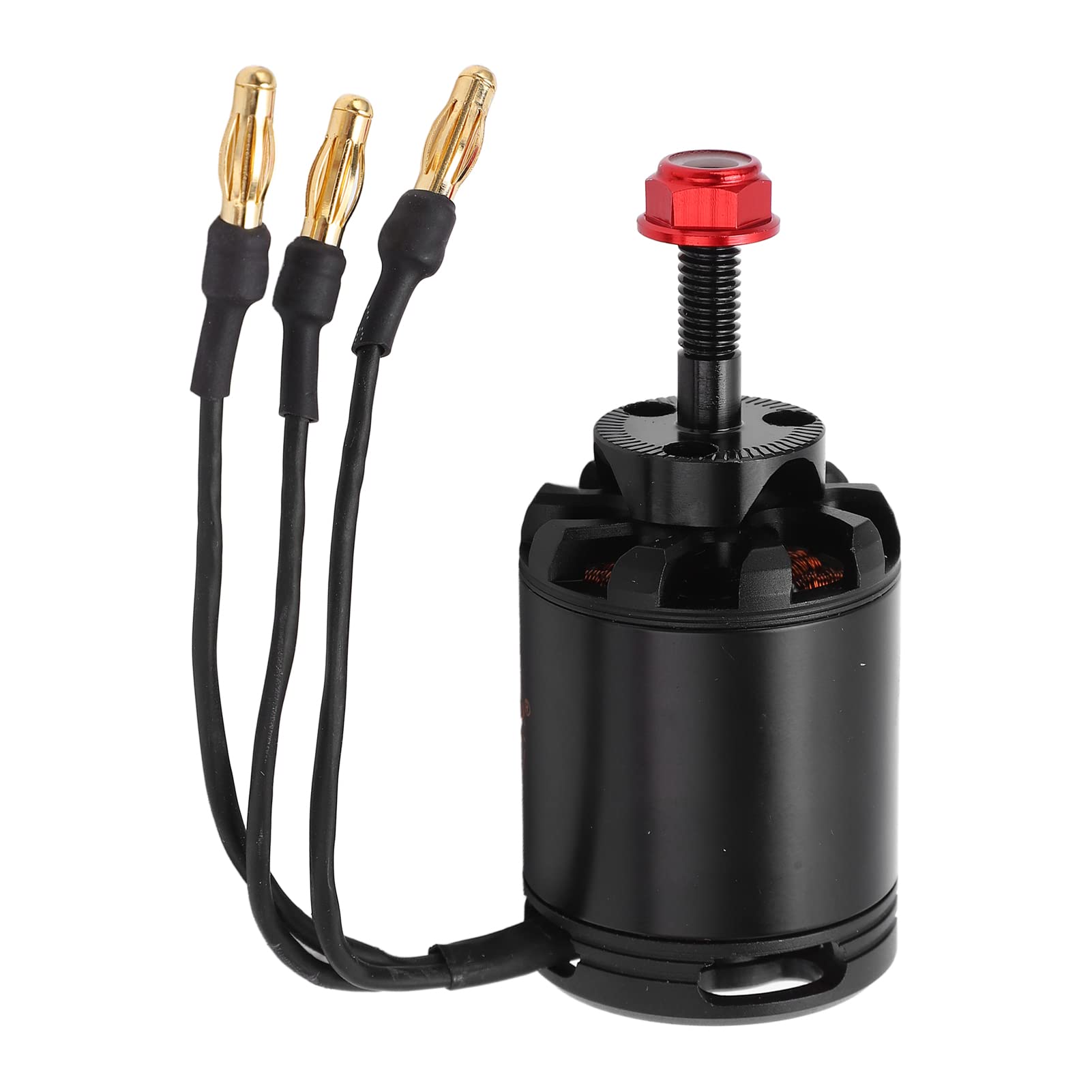 HUIOP Motor sin Escobillas de Alta Eficiencia 2825 700KV para Avión Teledirigido de Ala Fija RC, Mecanizado CNC, Eje Salida Acero Inoxidable, Pieza Motor 1100W 60A para Aviones Control Remoto (CCW)