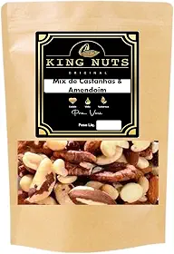 Mix De Castanhas Sem Sal Caju/Pará/Amêndoas/Nozes/Amendoim 1kg
