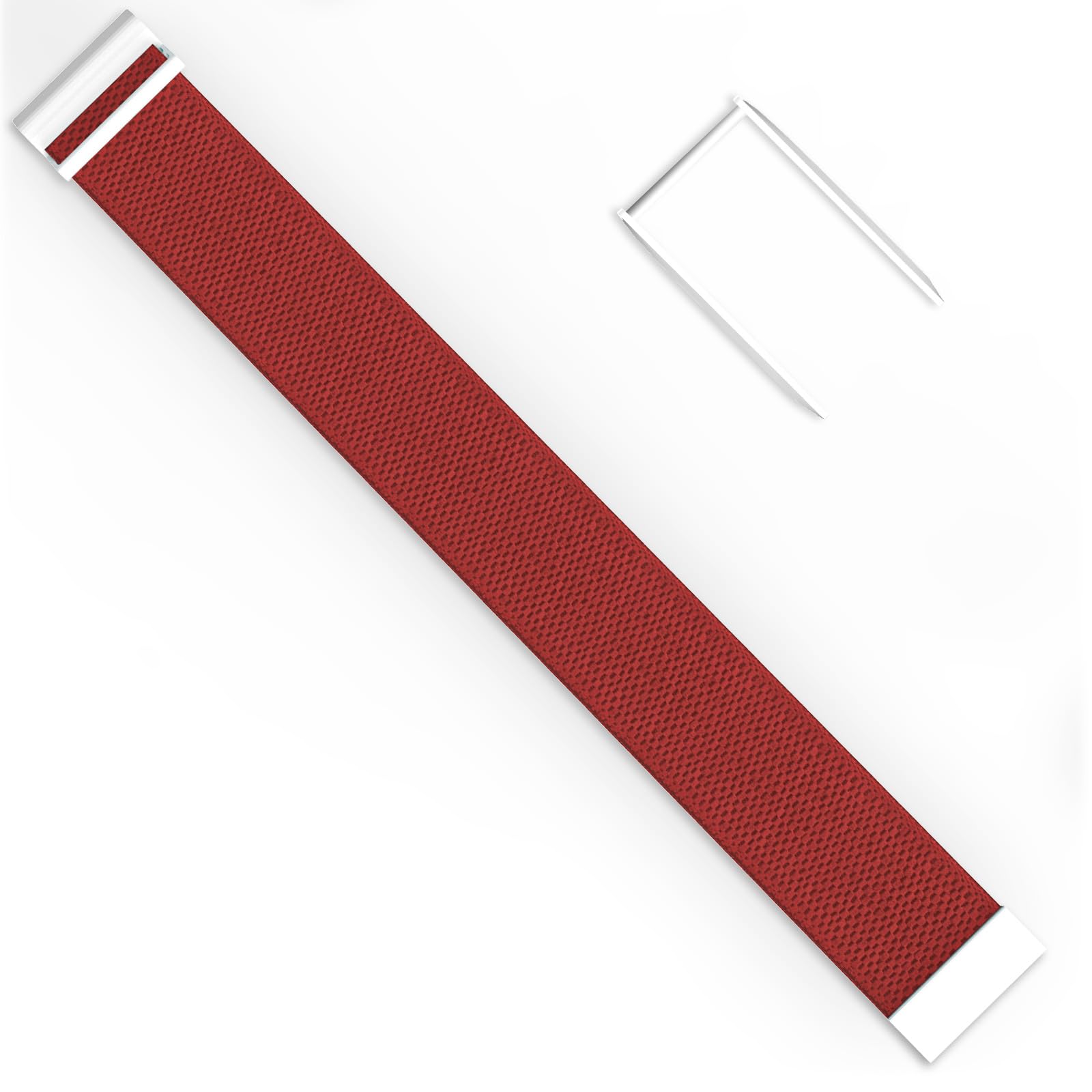 Fitcent Sport Elastic Wristband/Bicep Band SuperKnit Strap Compatible for Whoop 4.0 Whoop 3.0 Fitness Tracker Accessory with U Shape (Red, 25cm)