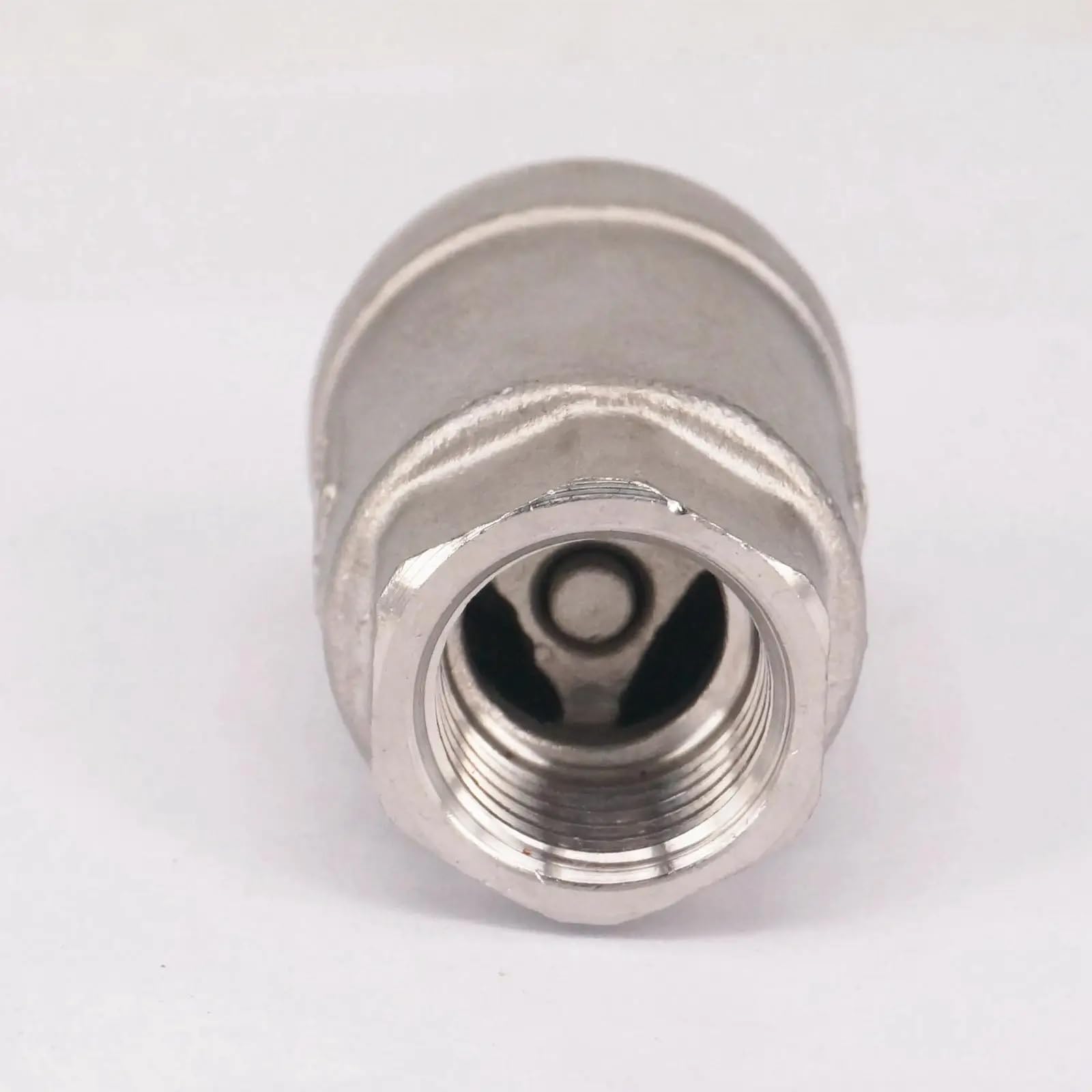 Valvola di Non Ritorno a Molla in Linea in Acciaio Inossidabile 304 Femmina 1/2" 3/4" 1" 1-1/4" 1-1/2" 2" 1.6MPA (Size : 1")