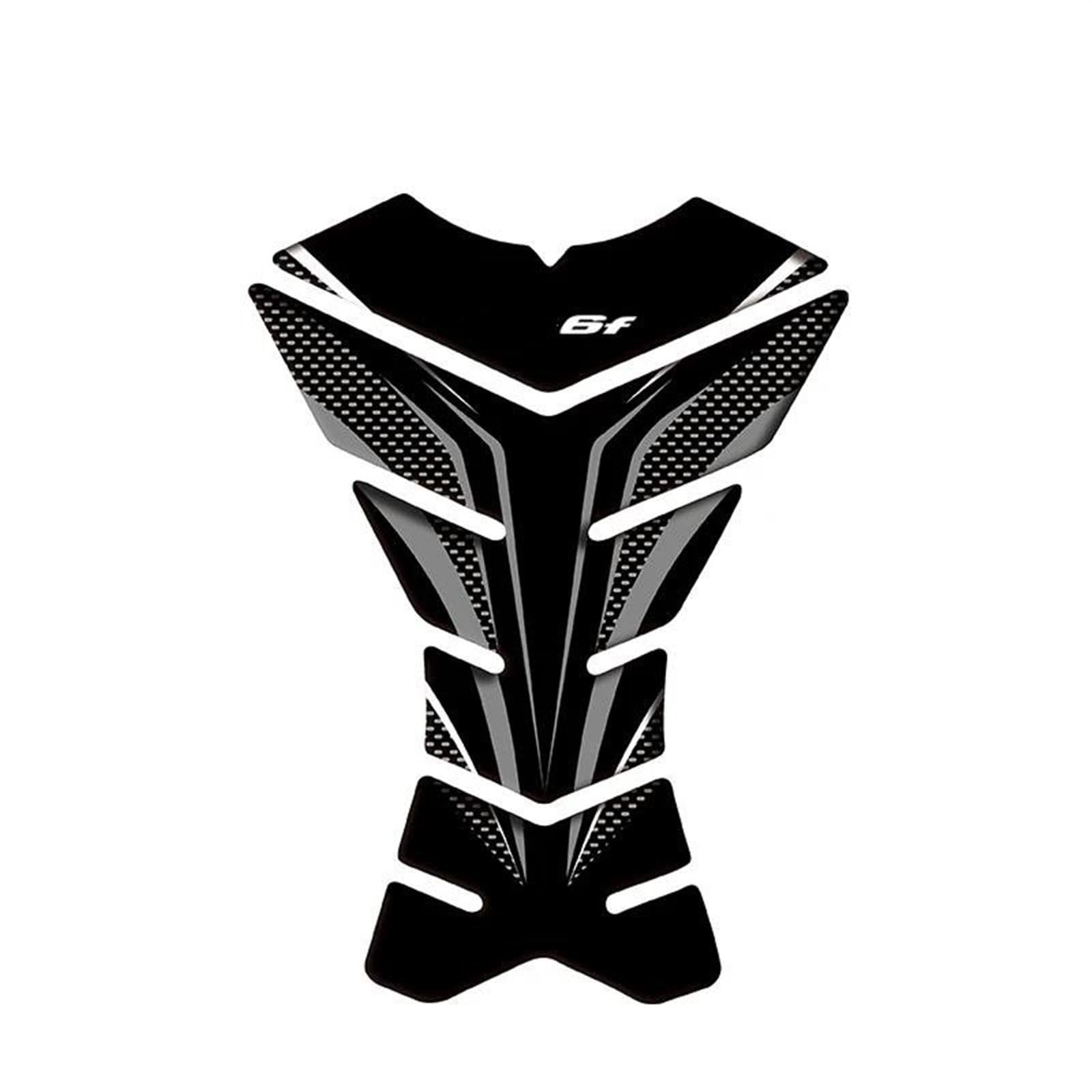 Ysdsls Color19 Carbon-Look Motorcycle Tank Pad Protector Decal For Kawasaki Er6f For Er-6F(Color19)